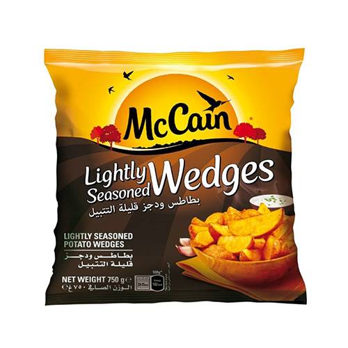 ماكين بطاطس ويدجز متبلة خفيفة 750 جم