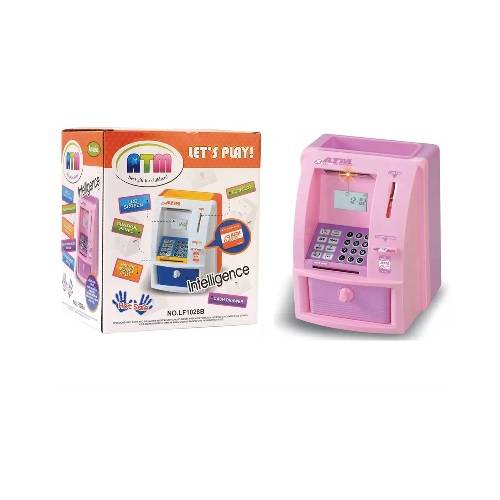 ماكينة الصراف الالي وردي ابيض موديل رقم.1028AB