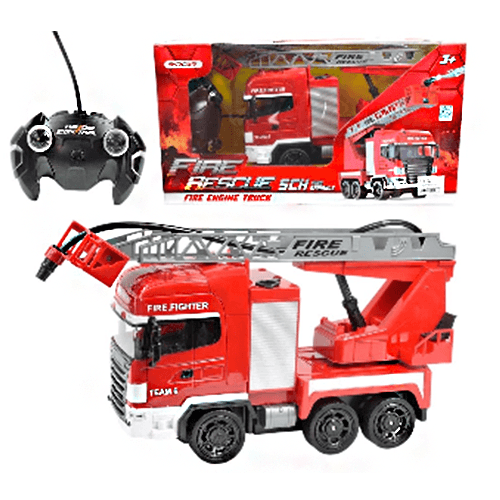 شاحنه اطفاء مع ريموت ومضخة مياه احمر موديل رقم.191NA