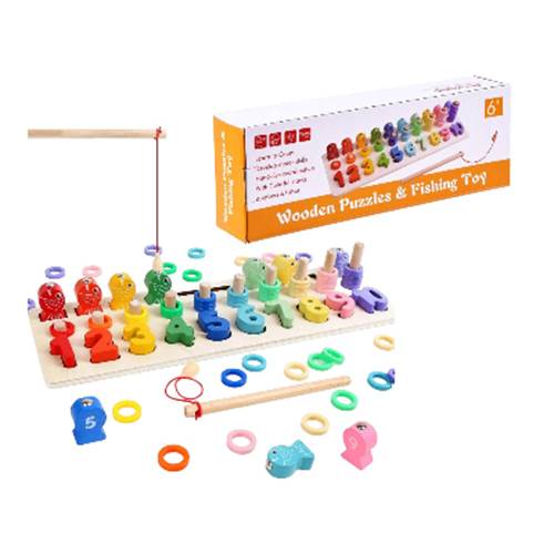 لعبة ارقام تعليمية خشبية رقم.483