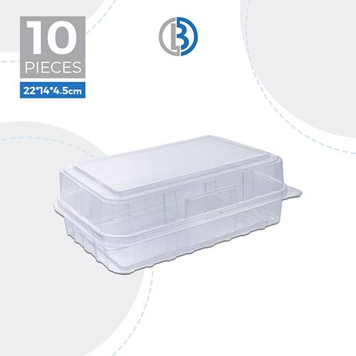 باستري باك علبة ميني كرواسون بغطاء مفصلي 22×14×4.5 سم 10حبة موديل رقم.BYD