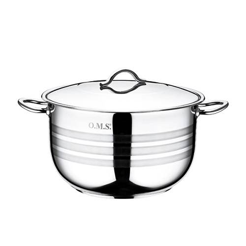 او ام اس قدر ستانلس ستيل مع غطاء 32سم