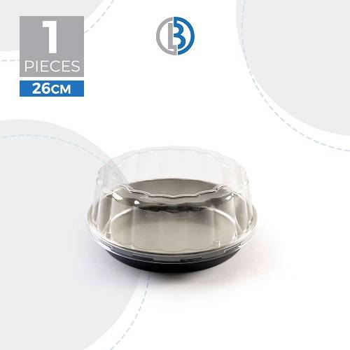 علب كيك ذات قاعدة ذهبية 26سم موديل رقم.6825-JS 