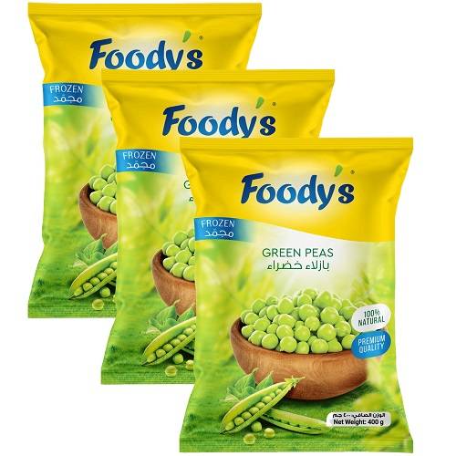 فوديز بازلاء خضراء 400جم 3حبة