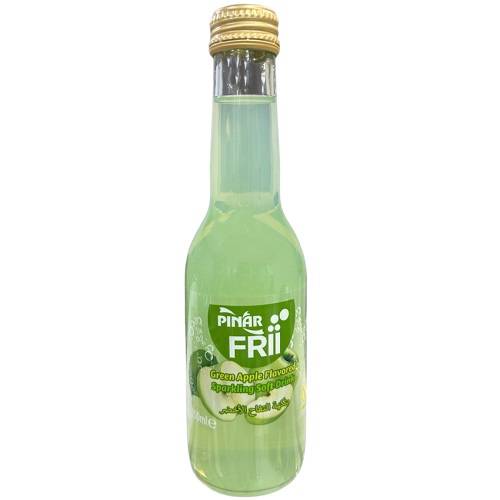بينار فري عصير فوار بنكهة التفاح الاخضر 250مل