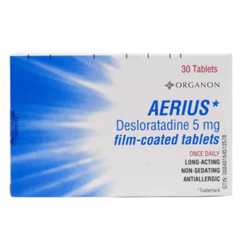 ايريوس 5مجم ديسلوراتادين لتخفيف اعراض الحساسية 30قرص
