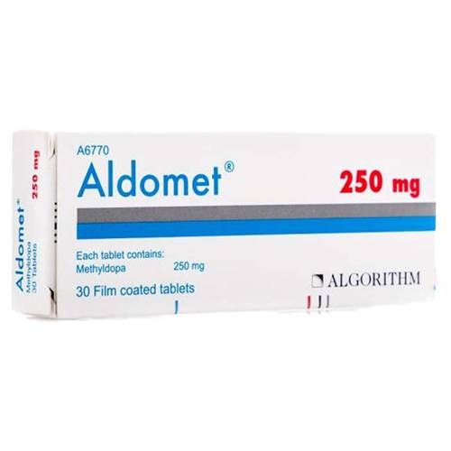 الدوميت 250مجم لعلاج اعراض ارتفاع ضغط الدم 30قرص