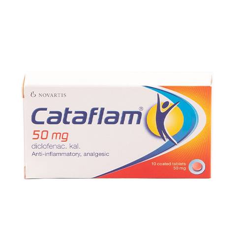 كاتافلام 50مجم مسكن للالم 10اقراص