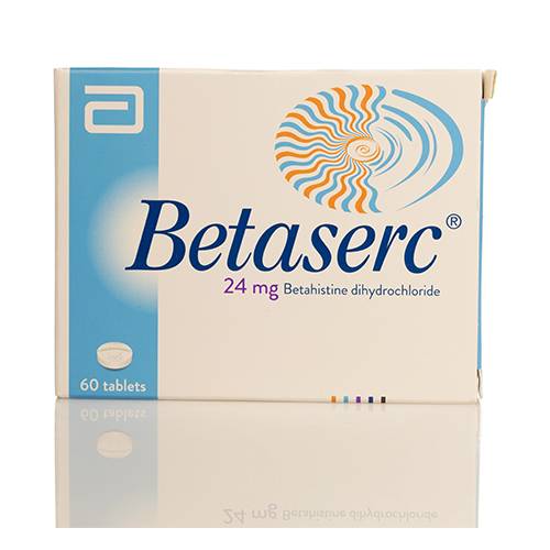 بيتاسيرك 24مجم بيتاهستين ثنائي هيدروكلوريد لعلاج متلازمة منيير 60قرص