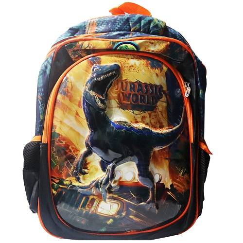 حقيبة مدرسية للاولاد وسط شكل ديناصور