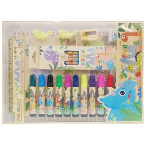 مجموعة ادوات مدرسية اصفر رقم.ZL-751