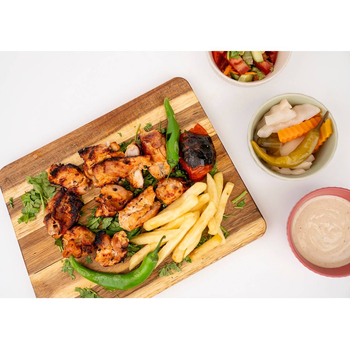 وجبة شيش طاووق