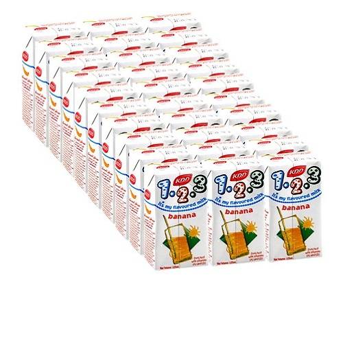 كي دي دي حليب بنكهة الموز 125مل 30حبة