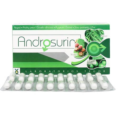 اندروسورين مكمل غذائي عشبي لعلاج مشاكل البروستاتا للذكور 40كبسولة