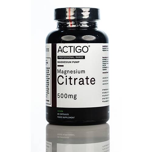 اكتيكول كولاجين مكمل غذائي يحتوي على مغنيسيوم سترات بتركيز 500مجم 60كبسول