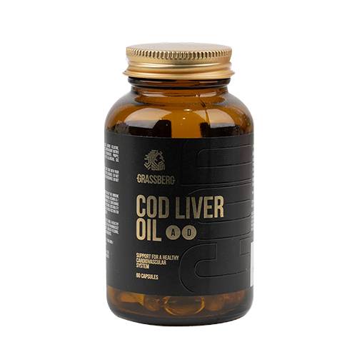 جراسبيرج زيت كبد الحوت لدعم صحة الاوعية الدموية 60كبسولة