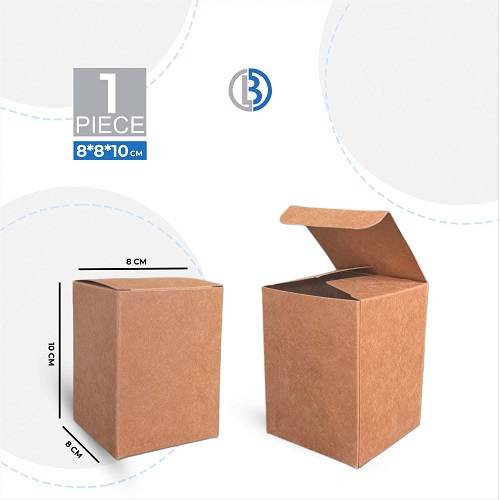 علب كرتون كرافت 8×8×10سم 1حبة