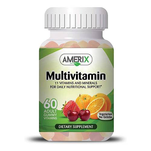 امريكس ملتي فيتامين مكمل غذائي علكة للكبار 60حبة