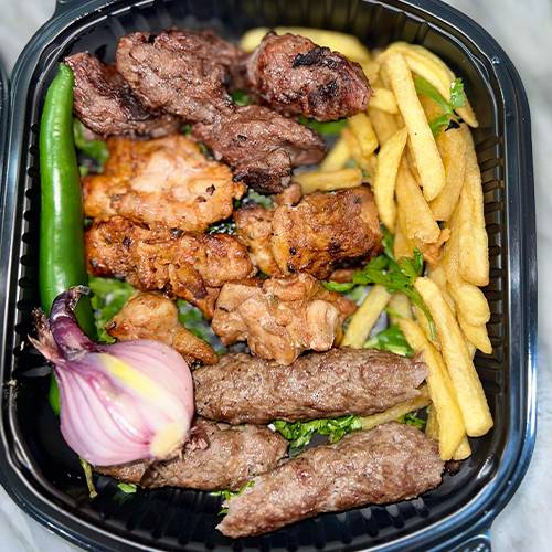 وجبة مشاوي مشكلة