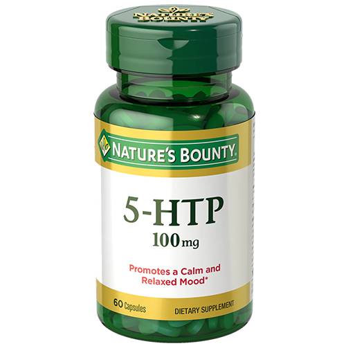 ناتشرز باونتي 5 اتش تى بى 100مجم لتحسين الحالة المزاجية وتقليل القلق 60كبسوله