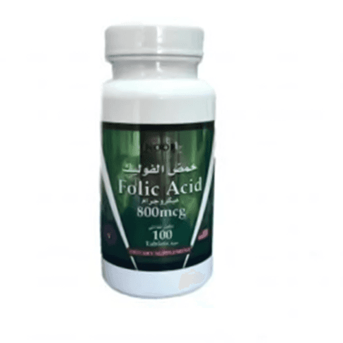 نور حمض الفوليك 800مكجم مكمل غذائي يساهم في دعم صحة القلب 100قرص