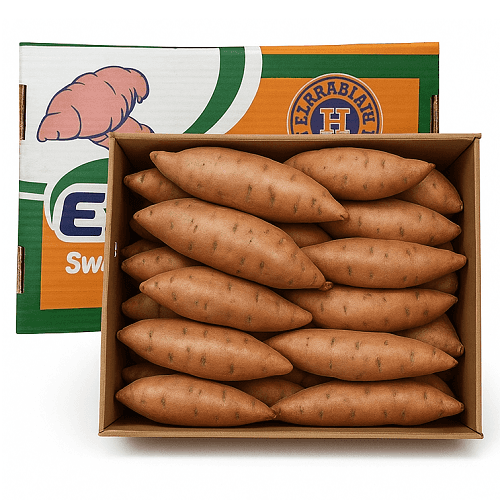 بطاطا حلوة مصرية طازجة صندوق 2.5كجم