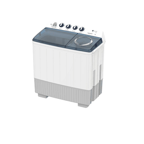 ايليت غسالة ملابس نصف اوتوماتيك بحوضين 18كجم ازرق ورمادي موديل رقم.ETT18BG