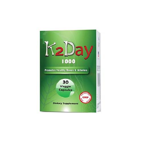 بيورا لايف كيه تو داي يعزز صحة العظام والشرايين 1000مجم 30كبسولة