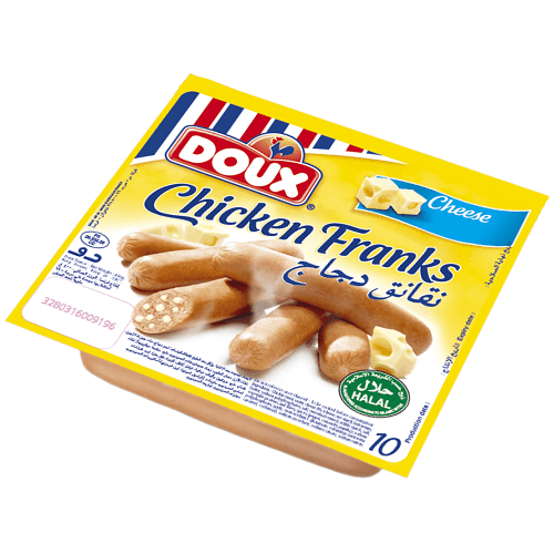 دو نقانق دجاج بالجبنة 400جم