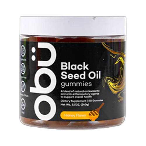 اوبو مكمل غذائي حلاو زيت الحبة السوداء للعناية بصحة الجسم بالعسل 60حلاو 240جم