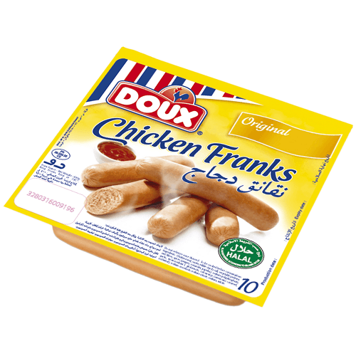 دو نقانق دجاج 400جم