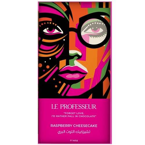 لو بروفيسور شوكولاتة تشيز كيك التوت البري 140جم