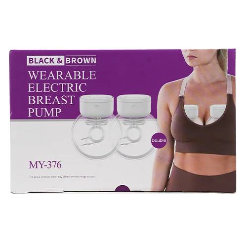 بلاك اند براون شفاط حليب كهربائي مزدوج قابل للارتداء