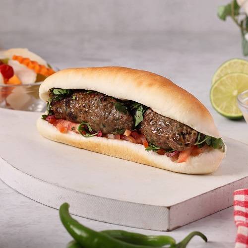 ساندويتش كفتة سيخ