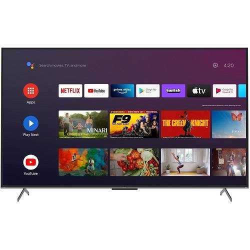 كيو ليد شاشة تلفزيون اندرويد سمارت 75بوصة UHD 4Kموديل رقم.4T-C75FN6NX