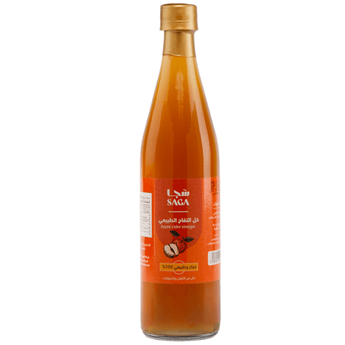 سجا خل التفاح الطبيعي 500مل