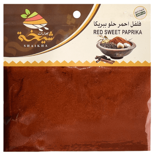 بهارات شيخة فلفل احمر حلو ببريكا 80جم