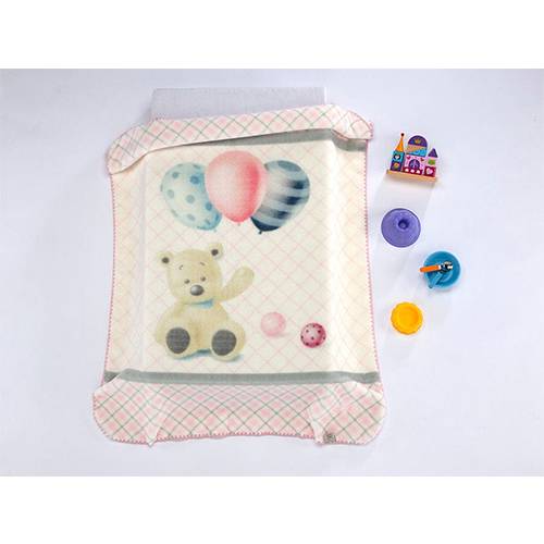 مورا جولد بطانية اطفال 110x80سم وردي موديل رقم.J-1070