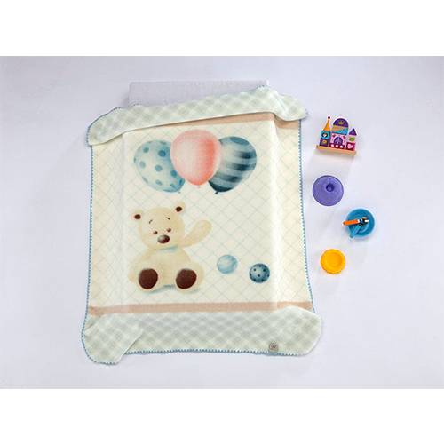 مورا جولد بطانية اطفال 110x80سم ازرق موديل رقم.J-1070