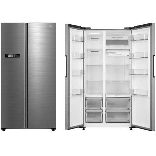 ميديا ثلاجة جنبا الى جنب 791لتر 27.9قدم مكعب فولاذ برو موديل رقم.MDRS791MIE46AE