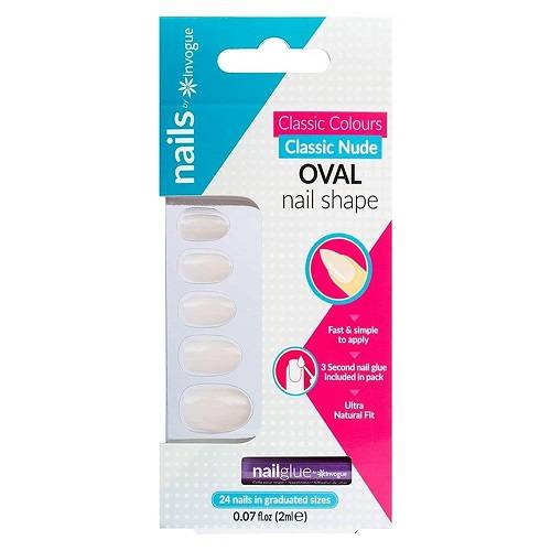 انفوج اظافر بيضاوية 24قطعة كلاسيك نود