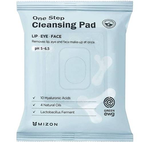 ميزون ون ستيب كلينزينج باد لإزالة مكياج الشفاه والعينين والوجه 30قطعة