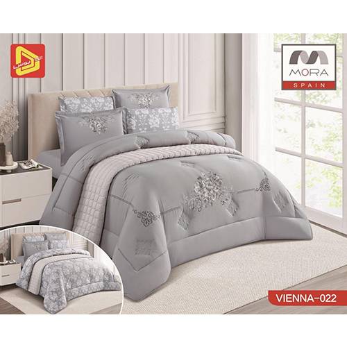 مورا فيينا رقم.022 لحاف مجوز كينج 240x260سم 7قطع موديل رقم.J-1071