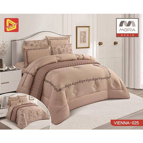 مورا فيينا رقم.025 لحاف مجوز كينج 240x260سم 7قطع موديل رقم.J-1071