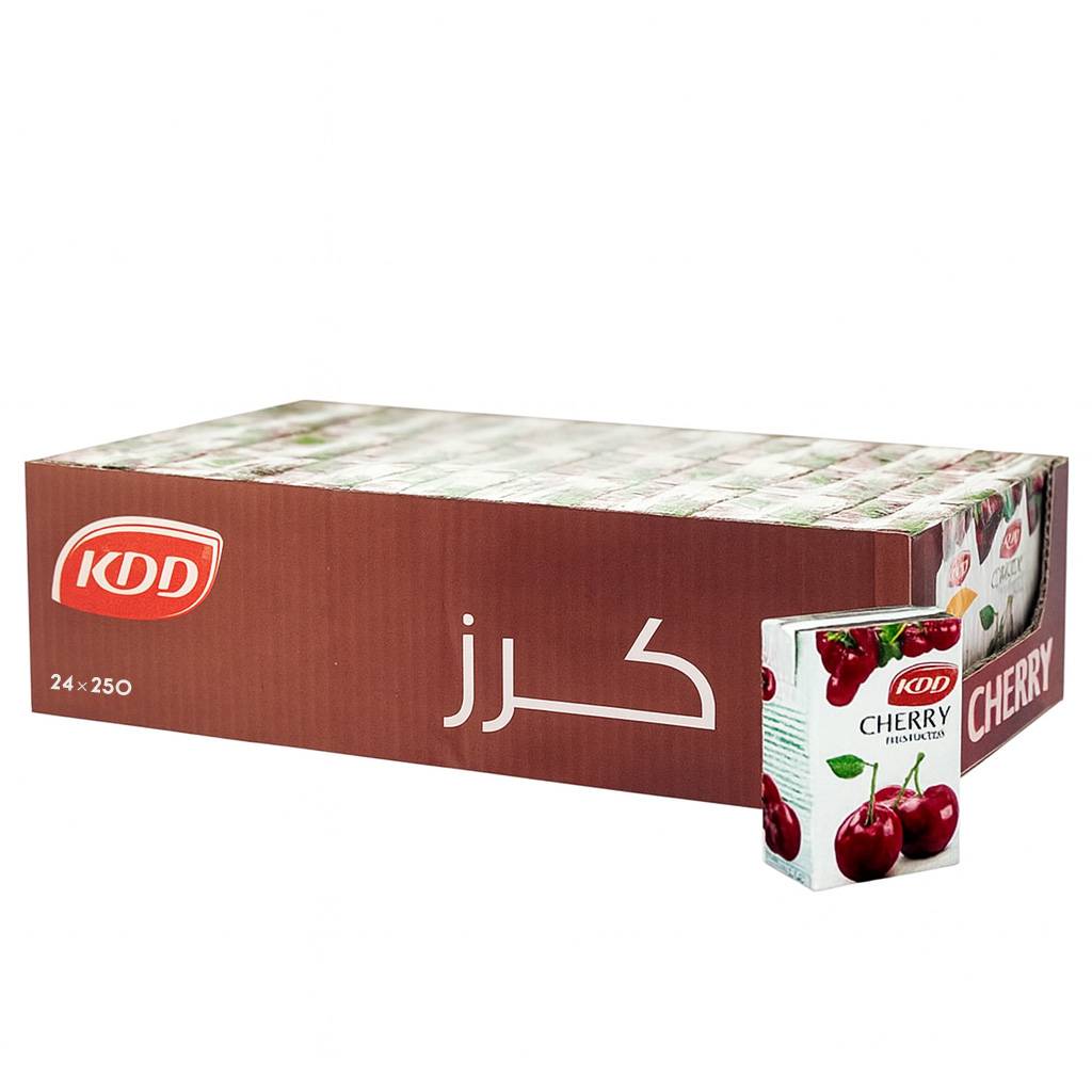 كي دي دي عصير الكرز 250مل 24حبة