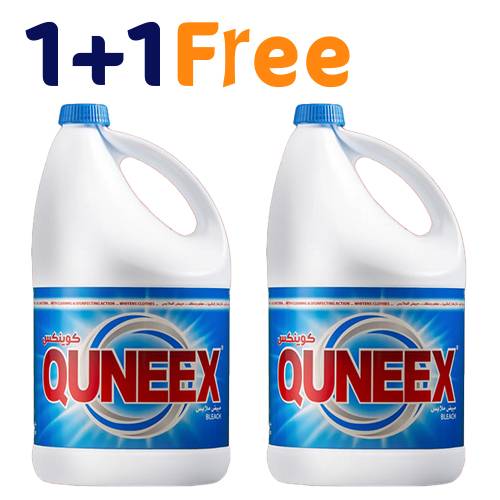 كوينكس مبيض ملابس 3.79لتر 1+1مجاناً