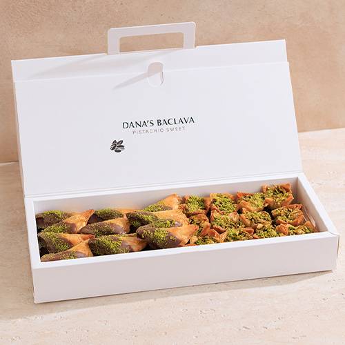 مكس وربات بالكاكاو مع بقلاوة جبن