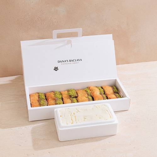 بقلاوة الايس كريم بالكاكاو