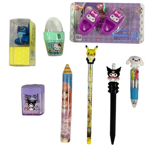 اي اند تي مجموعة قرطاسية 9حبة