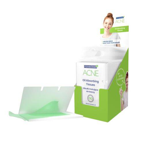 نوفاكلير مناديل لامتصاص دهون البشرة الزائدة.G04164